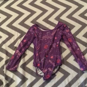 Pink and purple leotard